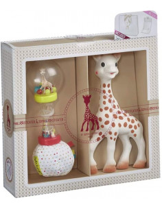 MI PRIMER SET SOPHIE + MARACAS SONAJERO -Sophie la Girafe 2