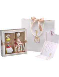 MI PRIMER SET SOPHIE + MARACAS SONAJERO -Sophie la Girafe