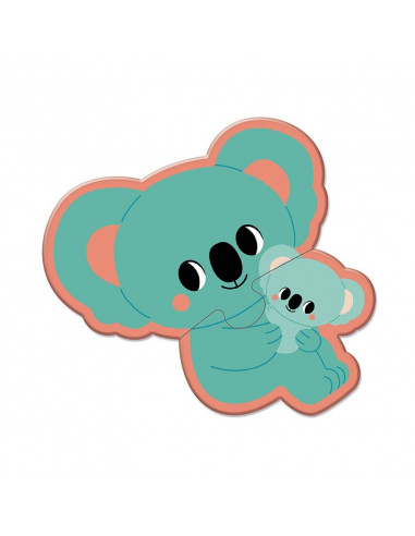 5 PUZLES EVOLUTIVOS ANIMALES - Janod J08625 5 PUZLES EVOLUTIVOS ANIMALES - Janod J08625