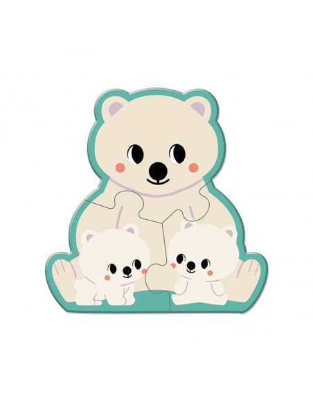 5 PUZLES EVOLUTIVOS ANIMALES - Janod J08625 5 PUZLES EVOLUTIVOS ANIMALES - Janod J08625