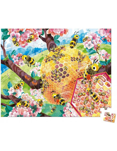 PUZLE LA VIDA DE LA ABEJAS 100 PIEZAS - Janod J08627 PUZLE LA VIDA DE LA ABEJAS 100 PIEZAS - Janod J08627