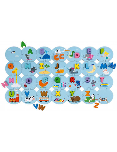 PUZZLE PARA APRENDER EL ALFABETO