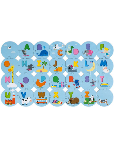 PUZZLE PARA APRENDER EL ALFABETO