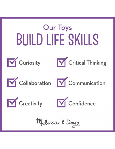 SELLOS ESTAMPAR ABC 123 MADERA - Melissa & Doug