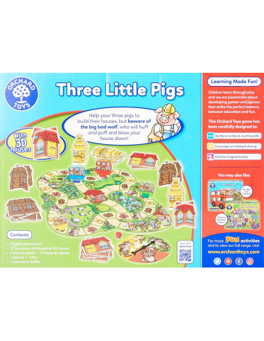 JUEGO DE MESA LOS TRES CERDITOS - Orchard Toys