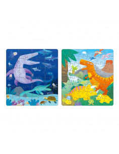 PUZZLE MAGNETICO 2 EN 1 DINOSAURIO - MiereduME181 2
