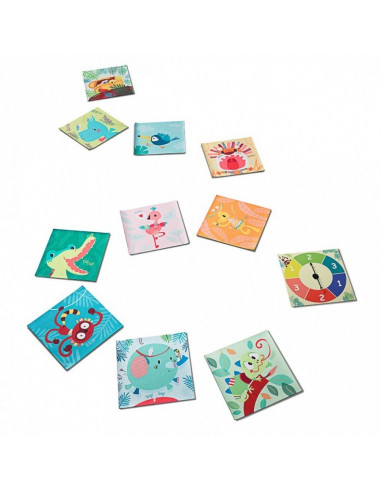 JUNGLE RACE JUEGO DE TAÑANO NATURAL - Lilliputiens LI85048