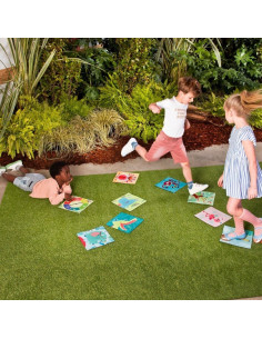 JUNGLE RACE JUEGO DE TAÑANO NATURAL - Lilliputiens LI85048 2