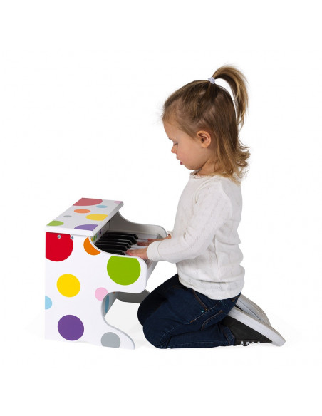 MI PRIMER PIANO ELECTRONICO DE MADERA - Janod J07618 MI PRIMER PIANO ELECTRONICO DE MADERA - Janod J07618