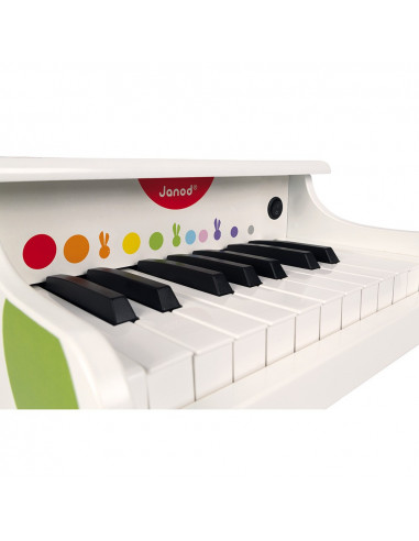 MI PRIMER PIANO ELECTRONICO DE MADERA - Janod J07618 MI PRIMER PIANO ELECTRONICO DE MADERA - Janod J07618