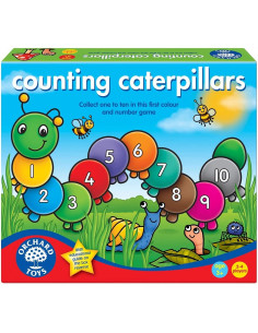 COUNTING CATTERPILLARS JUEGO DE CONTAR - Orchard Toys -