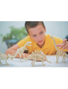 Juego de excavar esqueleto de Triceratops - 4M 30328 2