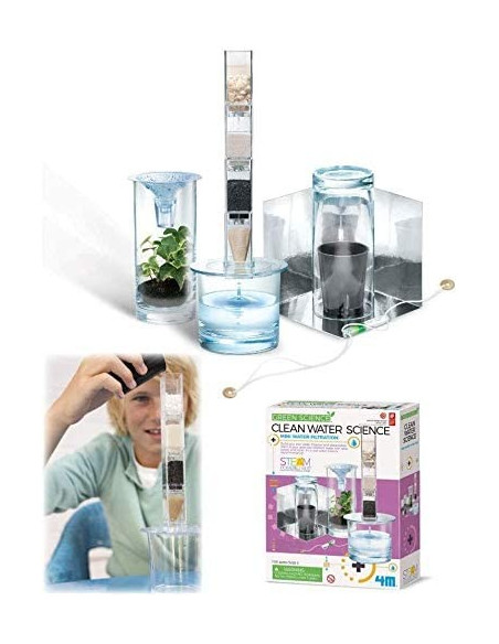 Juego de ciencias Clean water reciclaje - 4M  00-03281 Juego de ciencias Clean water reciclaje - 4M  00-03281