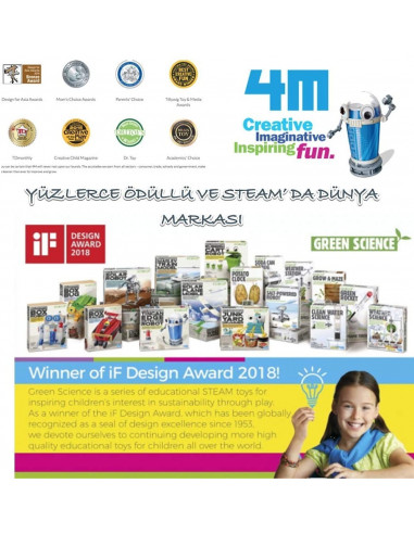 Juego de construcción robot solar - 4M 00-03294