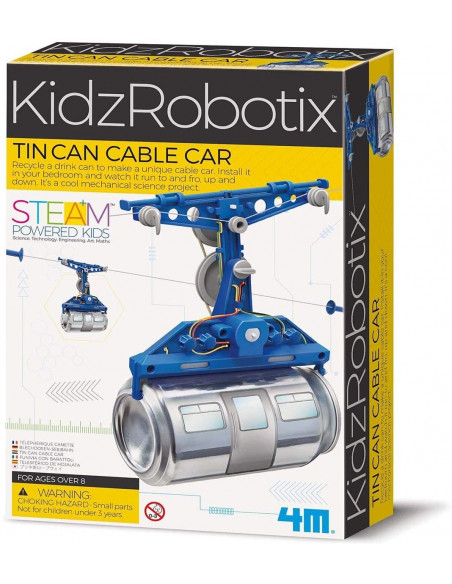 Juego de construcción tin can cable car - 4M (004M3358) Juego de construcción tin can cable car - 4M (004M3358)