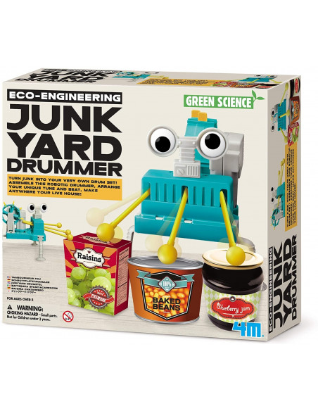 JUNKYARD DRUMMER ROBOTICA- 4M (00-03372) JUNKYARD DRUMMER ROBOTICA- 4M (00-03372)