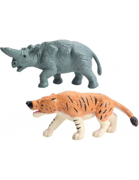 TUBO FIGURAS VIDA PREHISTÓRICA - Safari 681004