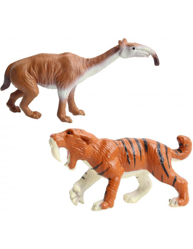 TUBO FIGURAS VIDA PREHISTÓRICA - Safari 681004