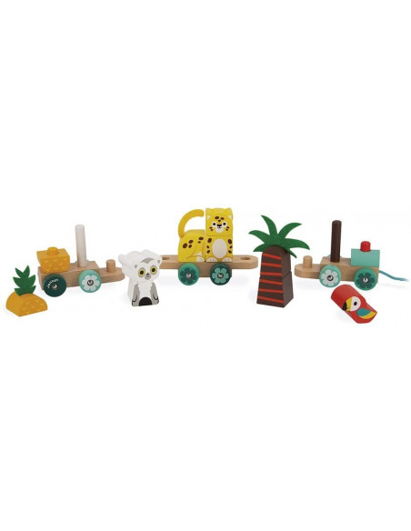 TROPIK - ARRASTRE TREN TROPICAL - Janod  J08272 TROPIK - ARRASTRE TREN TROPICAL - Janod  J08272