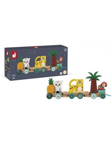 TROPIK - ARRASTRE TREN TROPICAL - Janod  J08272 TROPIK - ARRASTRE TREN TROPICAL - Janod  J08272