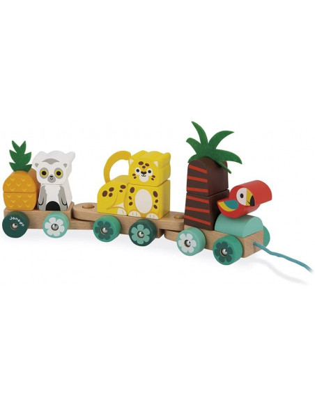 TROPIK - ARRASTRE TREN TROPICAL - Janod  J08272 TROPIK - ARRASTRE TREN TROPICAL - Janod  J08272