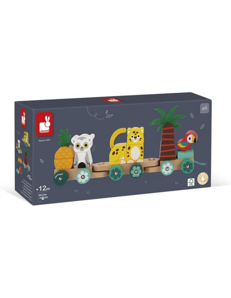 TROPIK - ARRASTRE TREN TROPICAL - Janod  J08272 TROPIK - ARRASTRE TREN TROPICAL - Janod  J08272