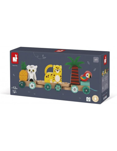 TROPIK - ARRASTRE TREN TROPICAL - Janod  J08272 TROPIK - ARRASTRE TREN TROPICAL - Janod  J08272