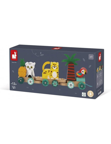 TROPIK - ARRASTRE TREN TROPICAL - Janod  J08272 TROPIK - ARRASTRE TREN TROPICAL - Janod  J08272