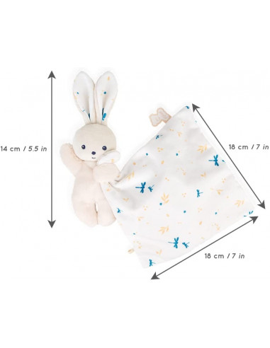 CONEJO DOUDOU CON MANTA SUAVE BLANCO -Kaloo K972000 CONEJO DOUDOU CON MANTA SUAVE BLANCO -Kaloo K972000