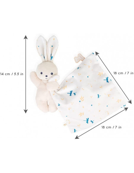 CONEJO DOUDOU CON MANTA SUAVE BLANCO -Kaloo K972000 CONEJO DOUDOU CON MANTA SUAVE BLANCO -Kaloo K972000