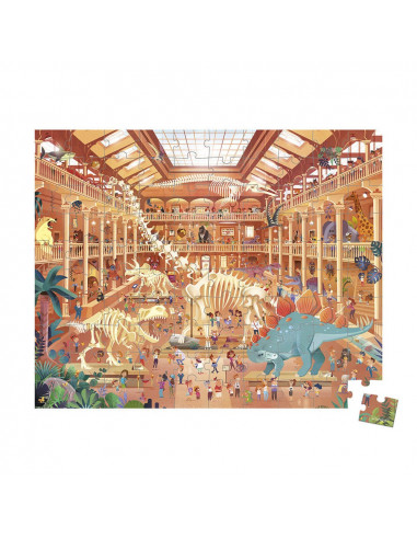 PUZZLE DEL MUSEO DE HISTORIA NATURAL - 100 piezas- Janod