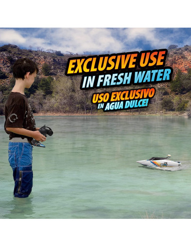 WHITE SHARK Barco Teledirigido - Xtrem Raiders WHITE SHARK Barco Teledirigido - Xtrem Raiders