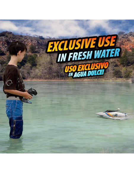 WHITE SHARK Barco Teledirigido - Xtrem Raiders WHITE SHARK Barco Teledirigido - Xtrem Raiders