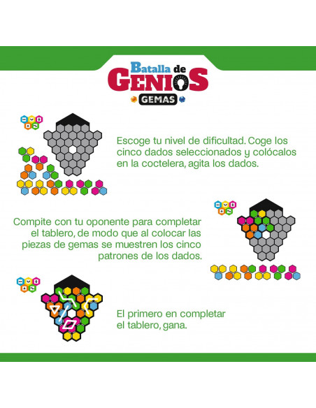 Batalla de genios gema juego de mesa - Ludilo