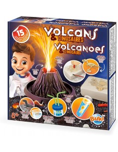Juego de Volcanes y dinosaurios - Buki France 2224