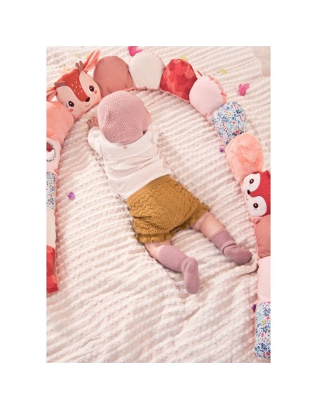 Protector de Bordes para Bebé | Diseño de Stella | Seguridad para Cuna y Cama | Fácil de Instalar - Lilliputiens 83371