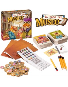 El caso del museo, juego de mesa de ludilo