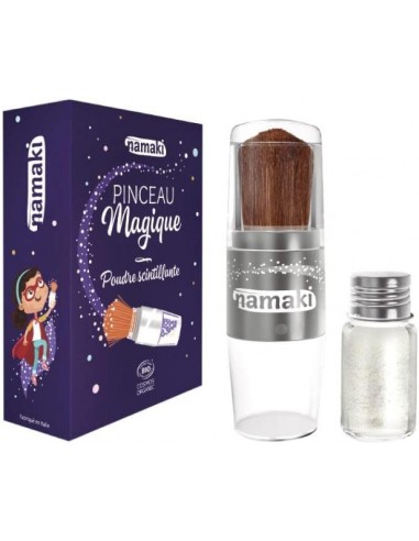 Pincel magico polvo brillante plata - Namaki 110027