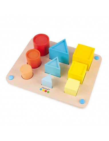 Juego en madera para aprender Los volúmenes essentiel - Janod J05062