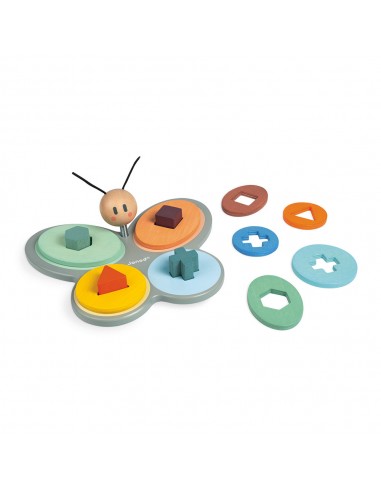 Mariposa encajable de formas sweet cocoon - Janod J04418