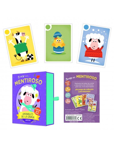 Juego de cartas mentiroso animales de...