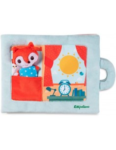 Libro de tela didáctivo : Buenos días pequeña vulpina - Lilliputiens 83270