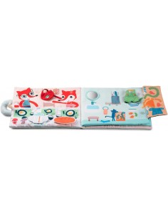 Libro de tela didáctivo : Buenos días pequeña vulpina - Lilliputiens 83270 2