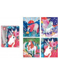 Kit creativo pintura nacarada y 3D unicornios - Janod J07951 2