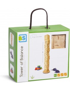 Torre de equilibrio de madera - Buiten Speel GA232