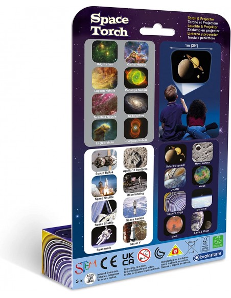 Linterna con proyector de imágenes del espacio - Brainstorm Toys E2008
