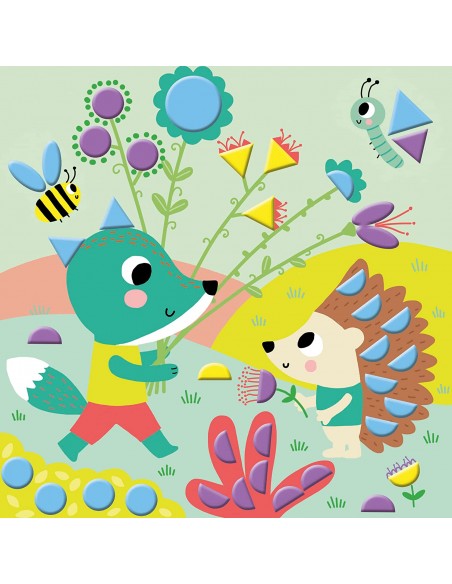 Juego creativo pegatinas geométricas - Janod J07740
