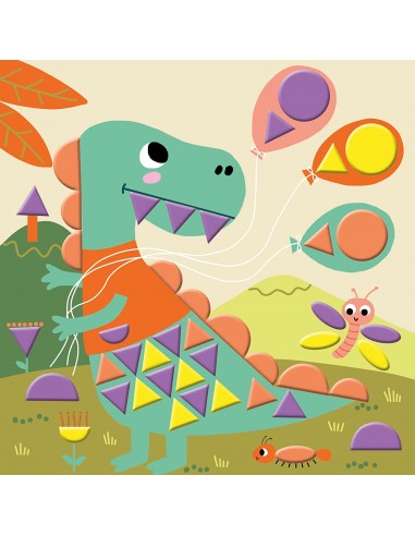 Juego creativo pegatinas geométricas... Juego creativo pegatinas geométricas...