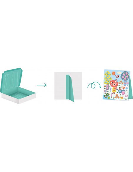 Juego creativo pegatinas geométricas - Janod J07740