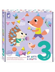 Juego creativo pegatinas geométricas - Janod J07740